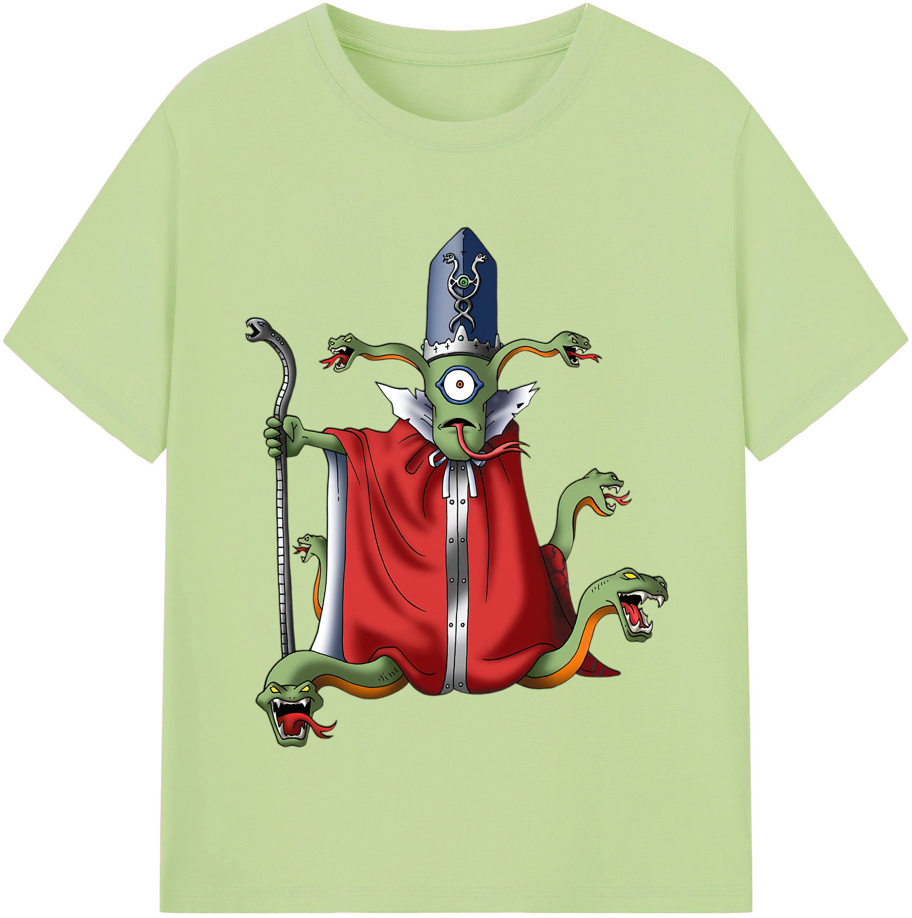 （画像用） ドラゴンクエスト Doragon Kuesuto Dragon Quest 綿100％半袖Tシャツ（フロントプリント）